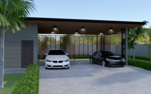 65 ไอเดีย โรงรถสวยๆ หลากสไตล์ เพื่อรถคันโปรดของคุณ - BaanAZ