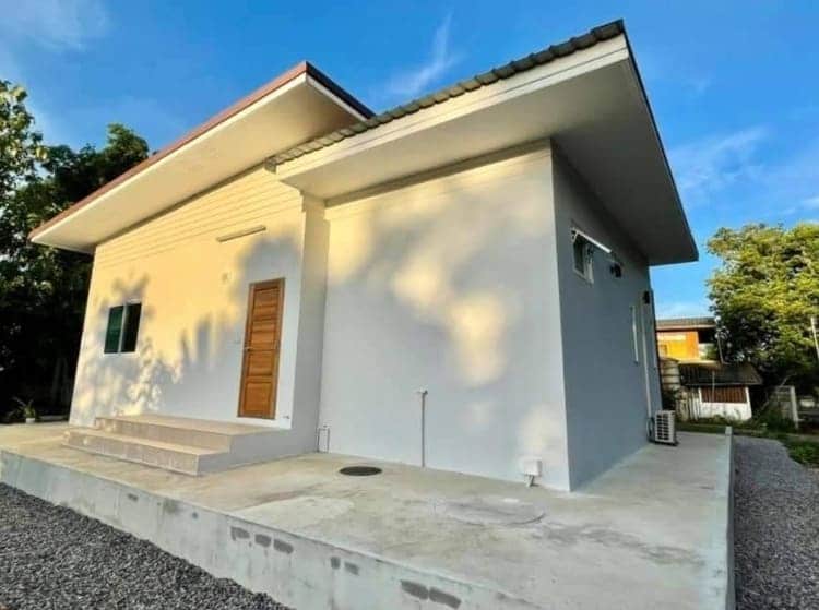 แบบบ้านโมเดิร์นชั้นเดียว หลังคาเพิงหมาแหงน