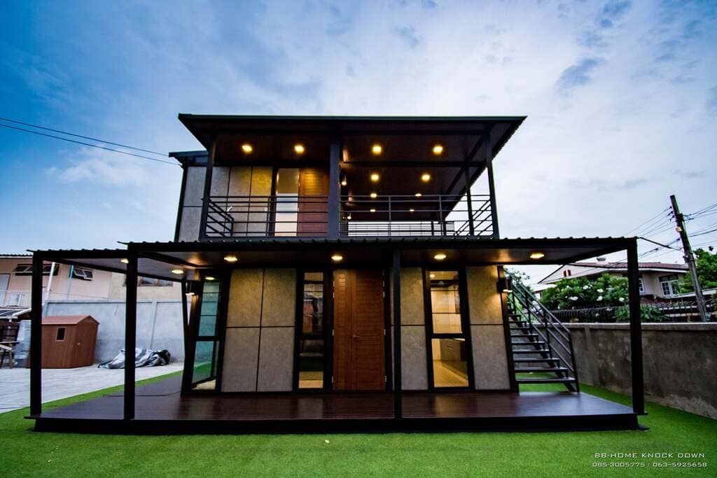 บ้านน็อคดาวน์ 2 ชั้น