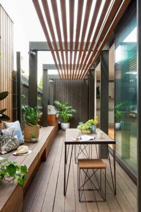 60 ไอเดีย ไม้ระแนงตกแต่งภายนอก สวยงามบังแดดได้ดี - BaanAZ